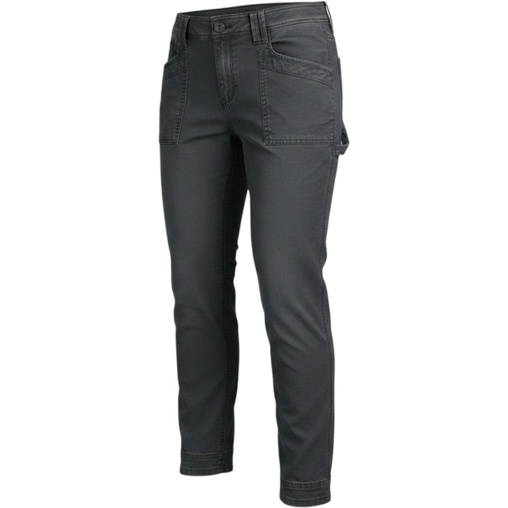 Aventura Womens Organic Cotton Utility Cargo Pants Gray Straight Leg Size 14